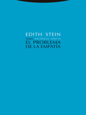 cover image of Sobre el problema de la empatía